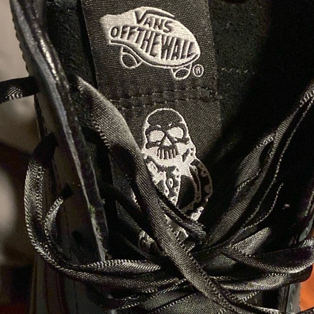 Vans Green and Black Lace-Up Boots with Signature Style Harry Potter Edition - Picture 8 of 8